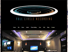 Tablet Screenshot of fullcirclerecording.com